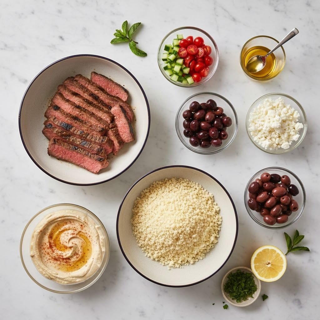 Mediterranean Steak Bowl Recipe