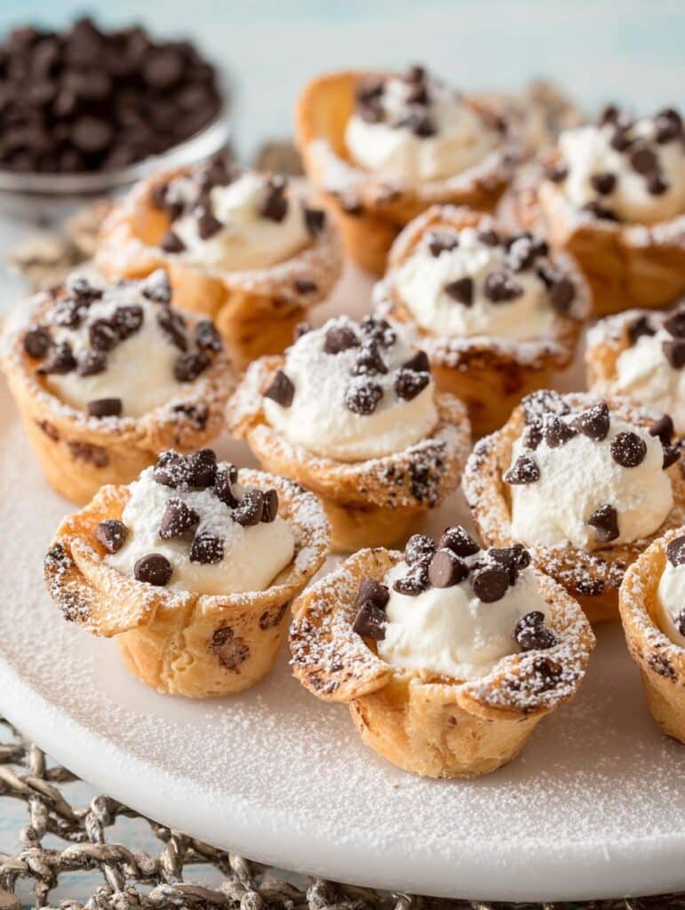 Mini Cannoli Cups Recipe: Easy Cannoli Flavor in a Bite