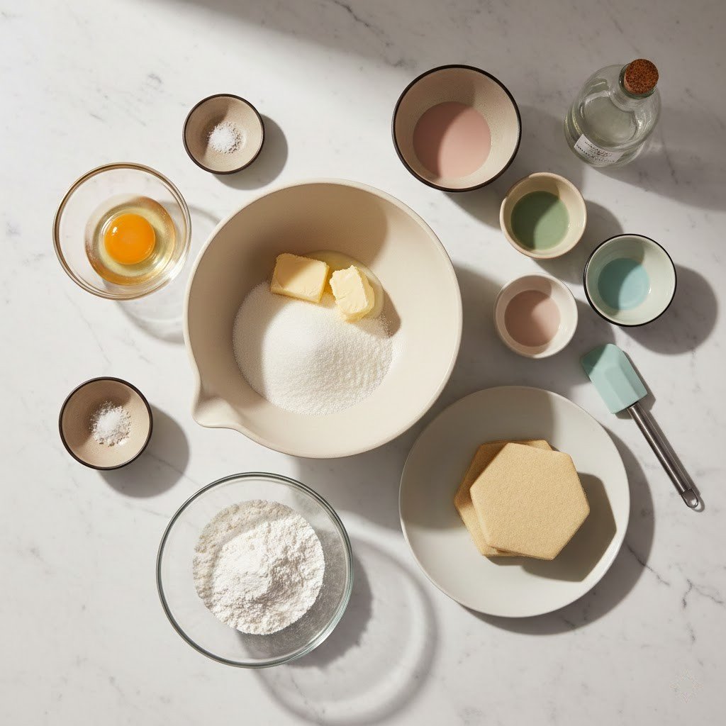 Modern Minimalist Decorated Sugar Cookies