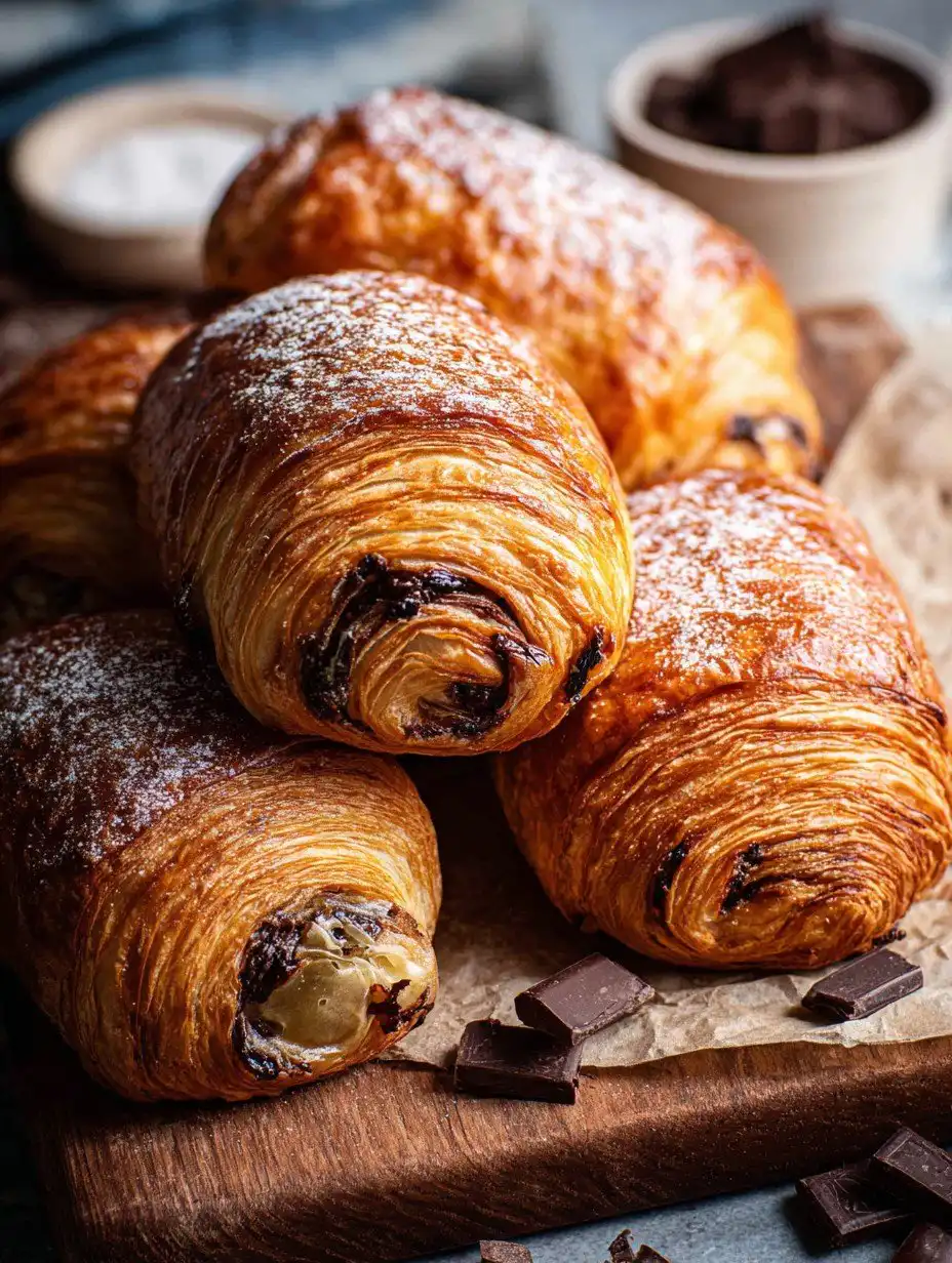 Pain au Chocolat (Chocolate Croissants) Recipe Guide