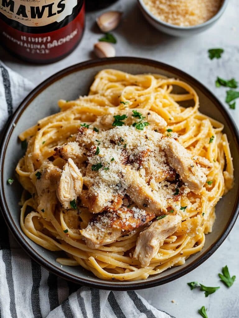 Secret Garlic Parmesan Chicken Pasta for Couples: Easy Comfort