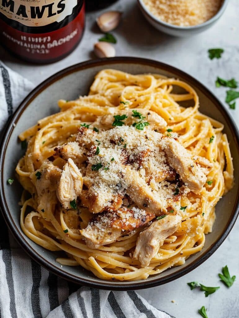 Secret Garlic Parmesan Chicken Pasta for Couples: Easy Comfort