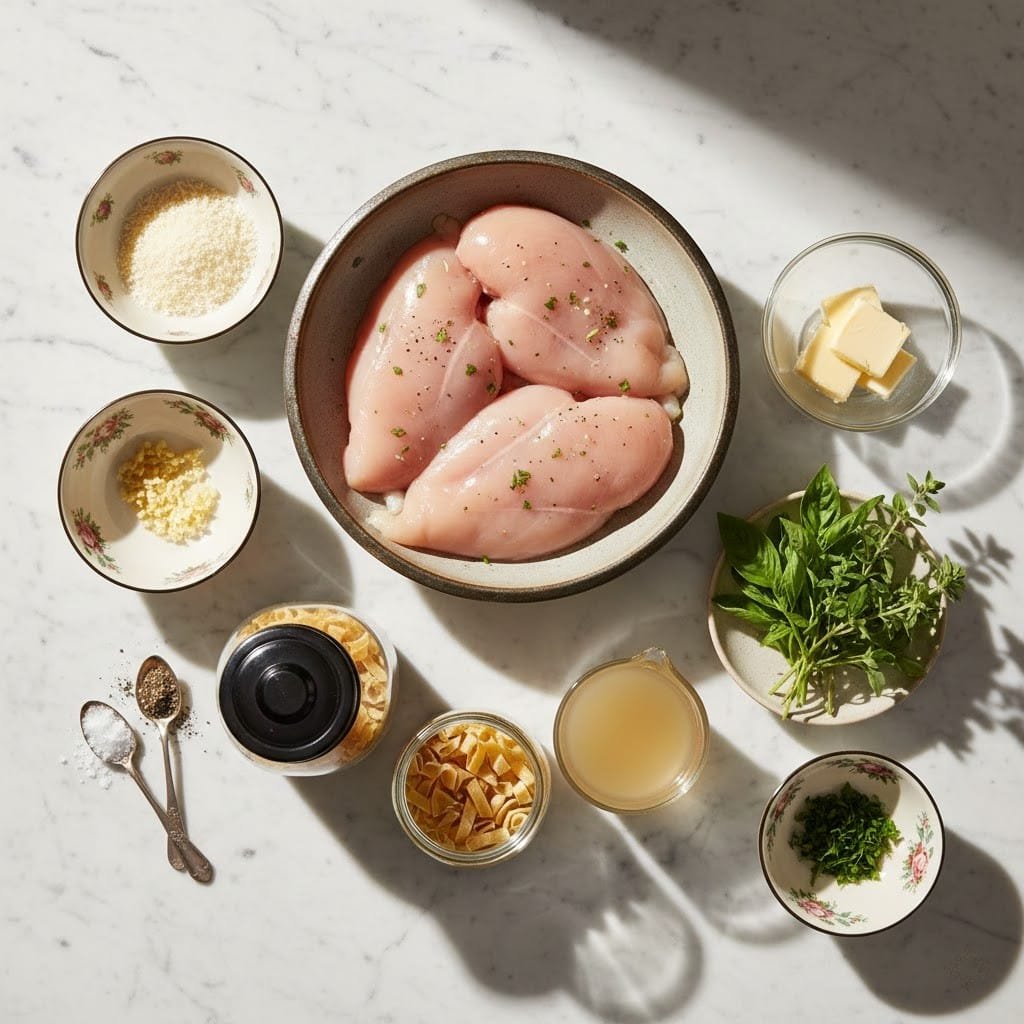 Secret Garlic Parmesan Chicken Pasta for Couples