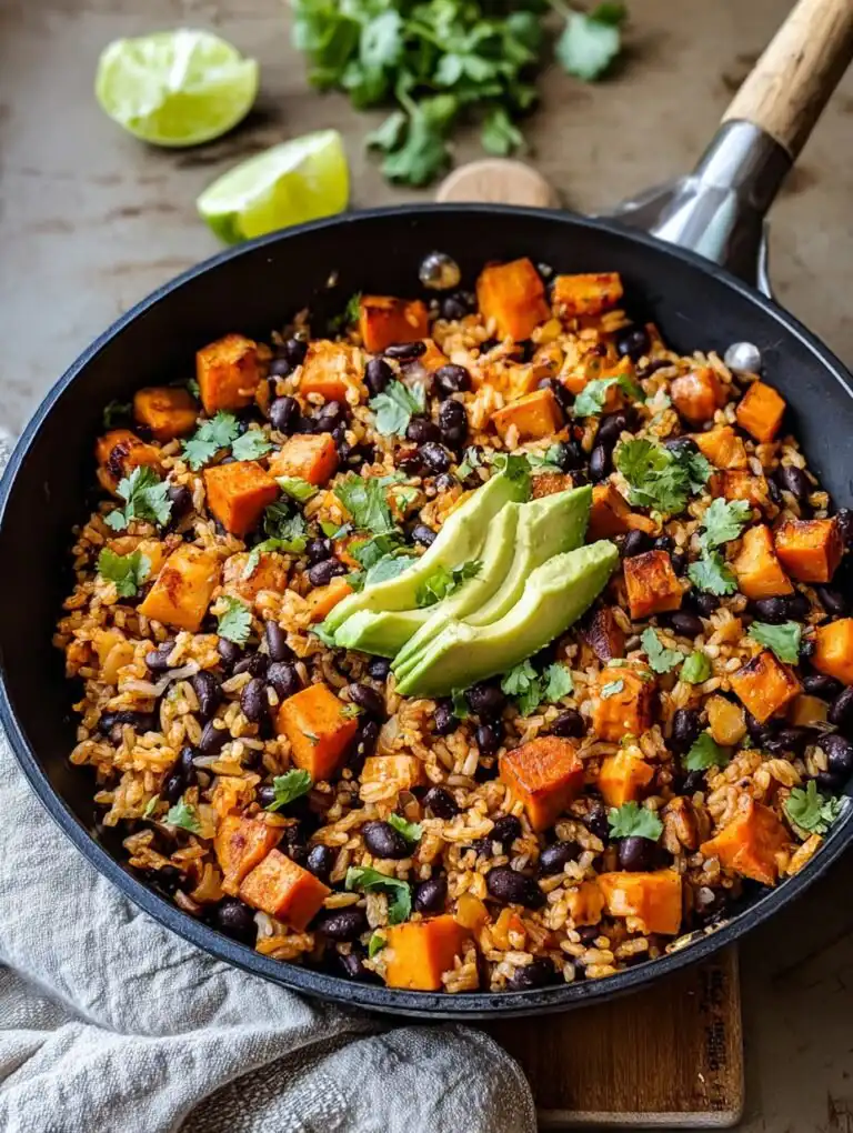 Southwest Sweet Potato, Black Bean and Rice Skillet Recipe Guide