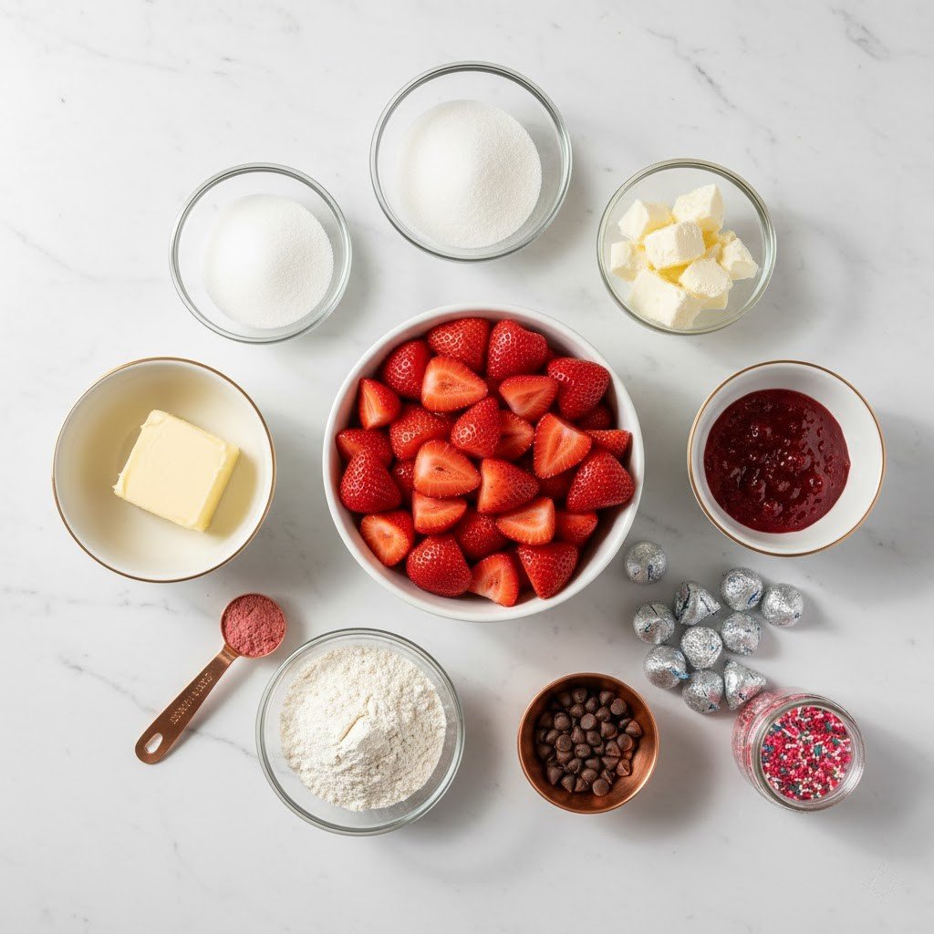 Strawberry Kiss Cookies
