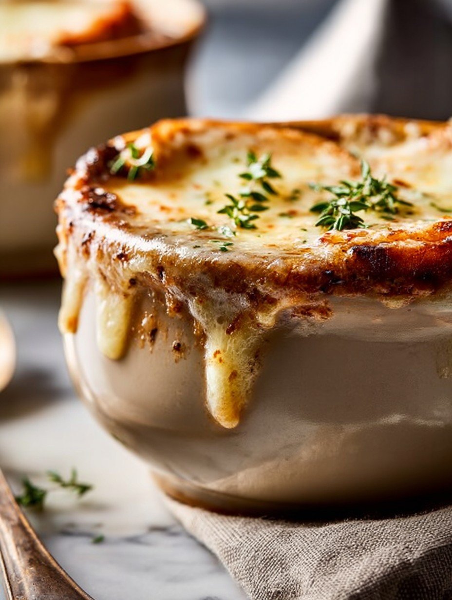 The BEST Easy French Onion Soup