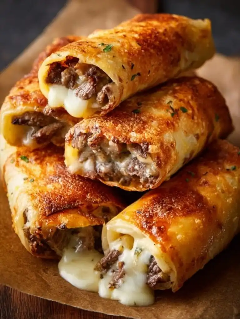 Ultimate Keto Philly Cheesesteak Rolls