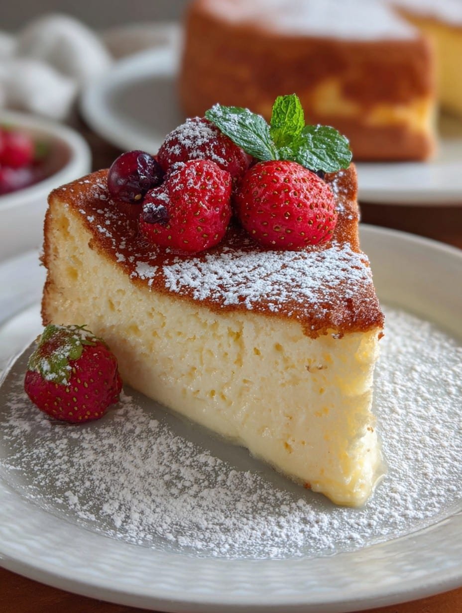 3-Ingredient Creamy Yogurt Cake