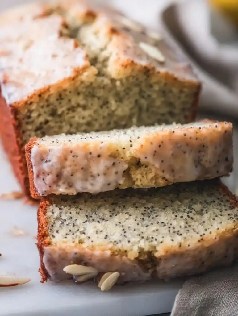 Almond Poppyseed Loaf Cake