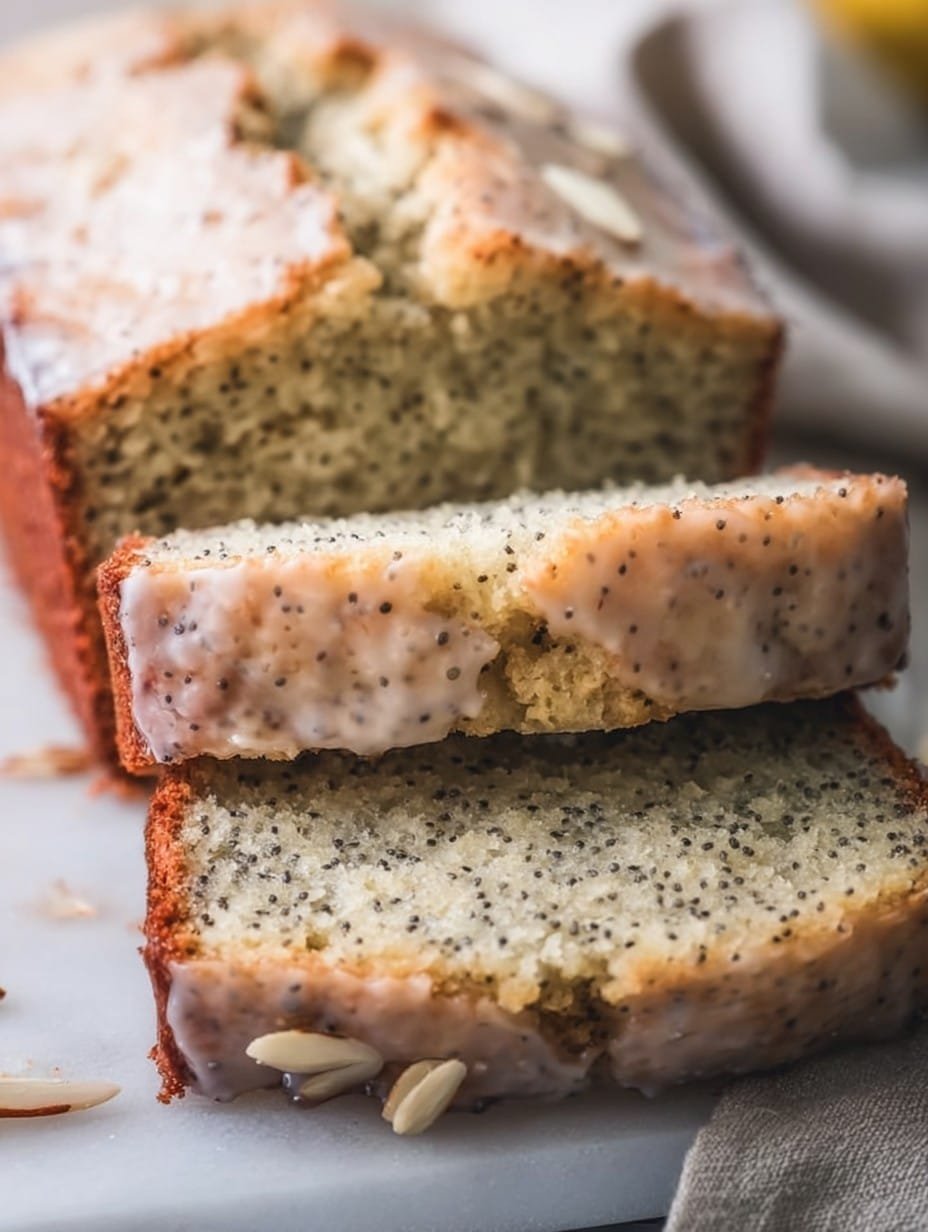 Almond Poppyseed Loaf Cake 1 Almond Poppyseed Loaf Cake