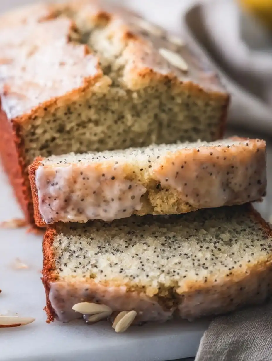 Almond Poppyseed Loaf Cake