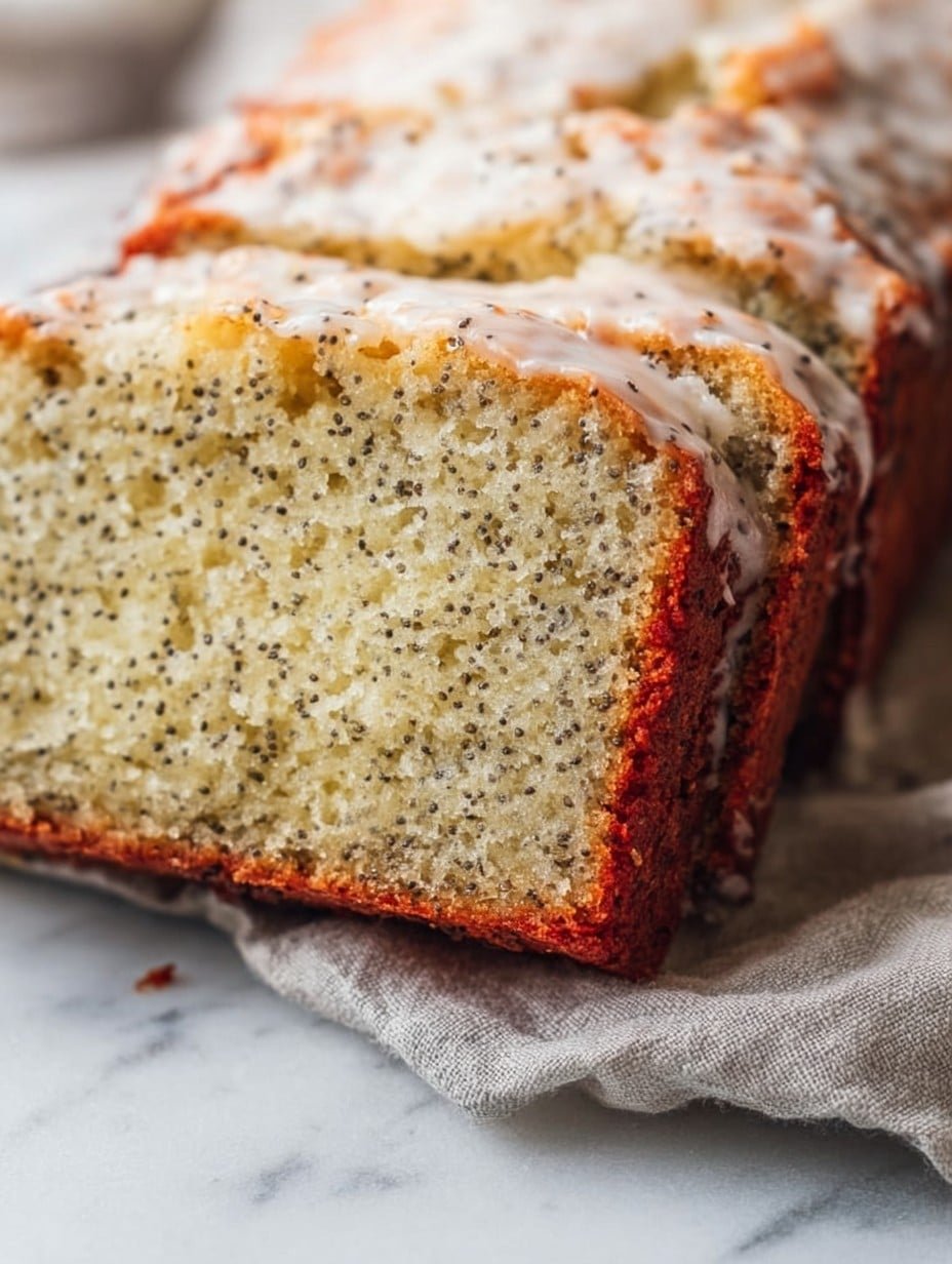 Almond Poppyseed Loaf Cake