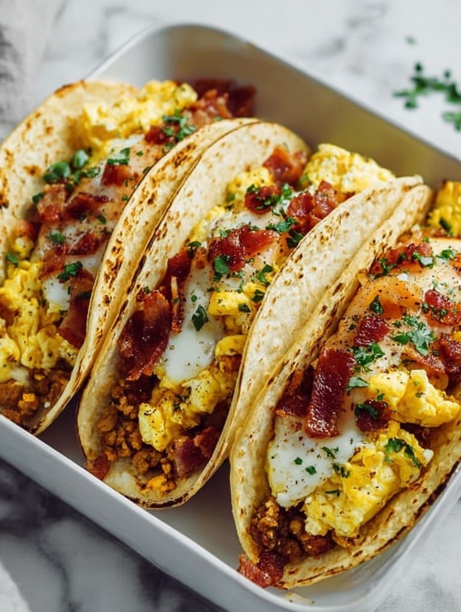 Baked Breakfast Tacos