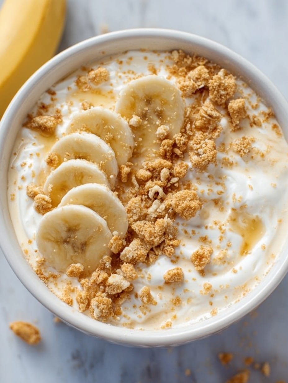 Banana Pudding Greek Yogurt Bowl