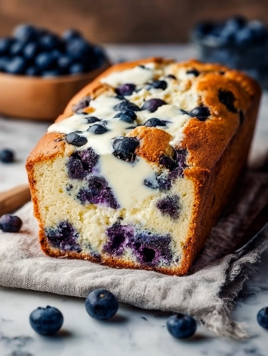 Blueberry Cream Cheese Bread