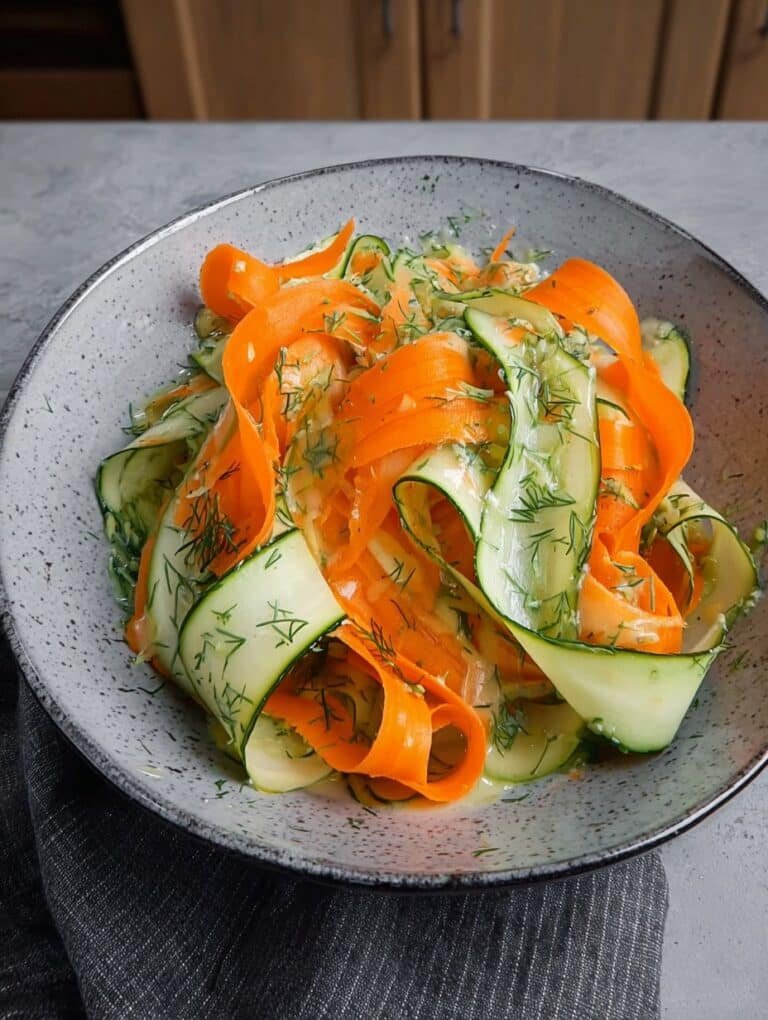 Carrot & Cucumber Ribbon Salad