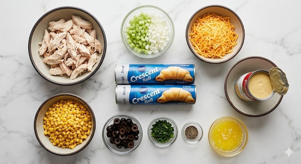 Chicken Crescent Casserole