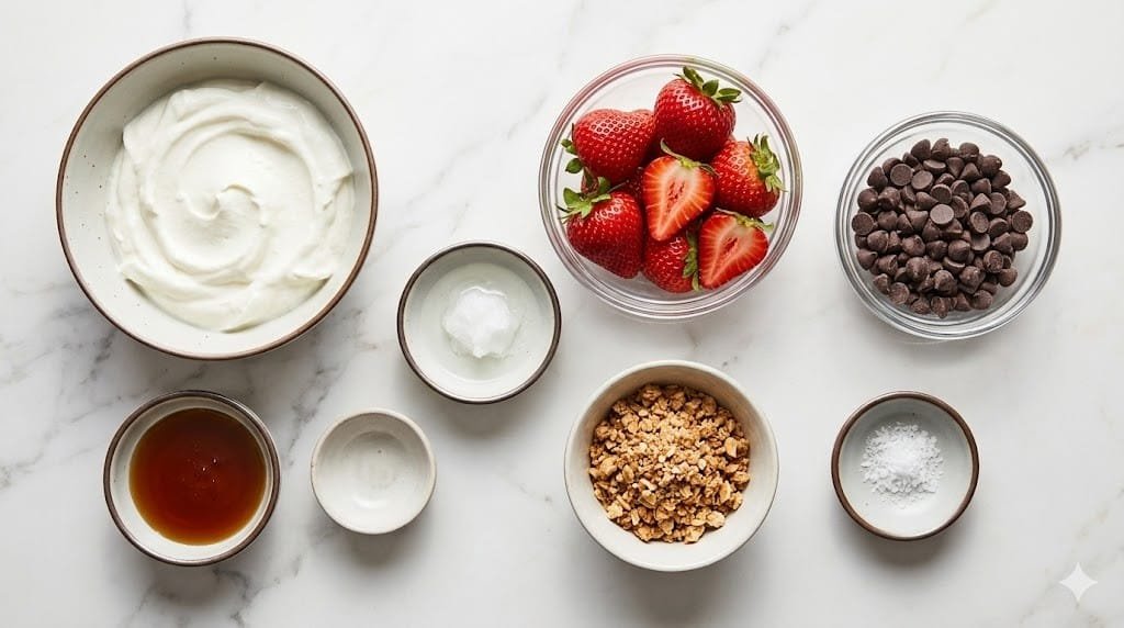 Chocolate Strawberry Yogurt Clusters
