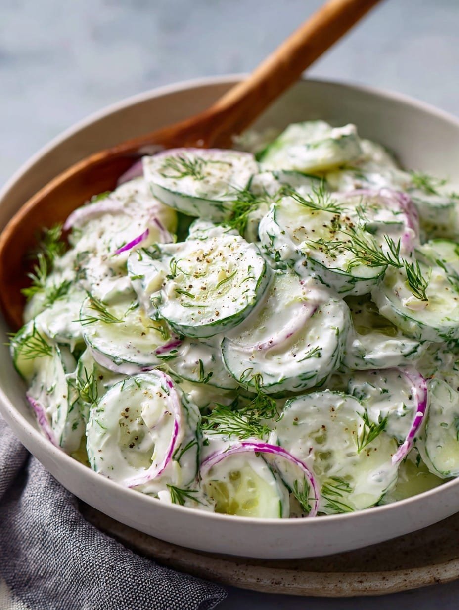 Creamy Cucumber Salad