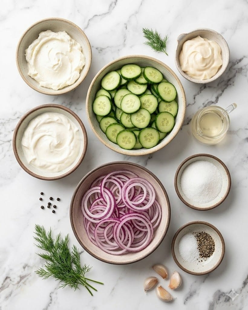 Creamy Cucumber Salad