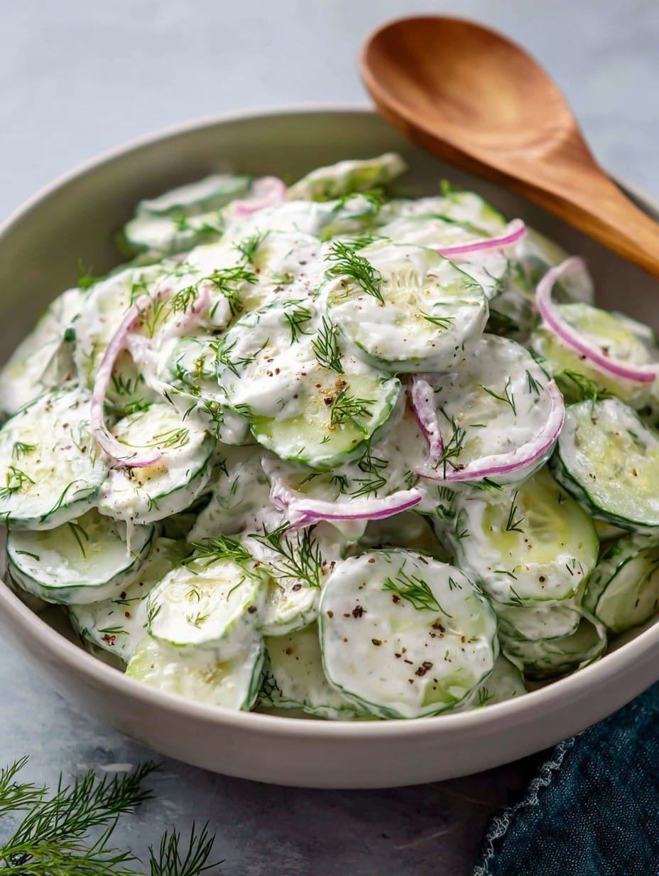 Creamy Cucumber Salad