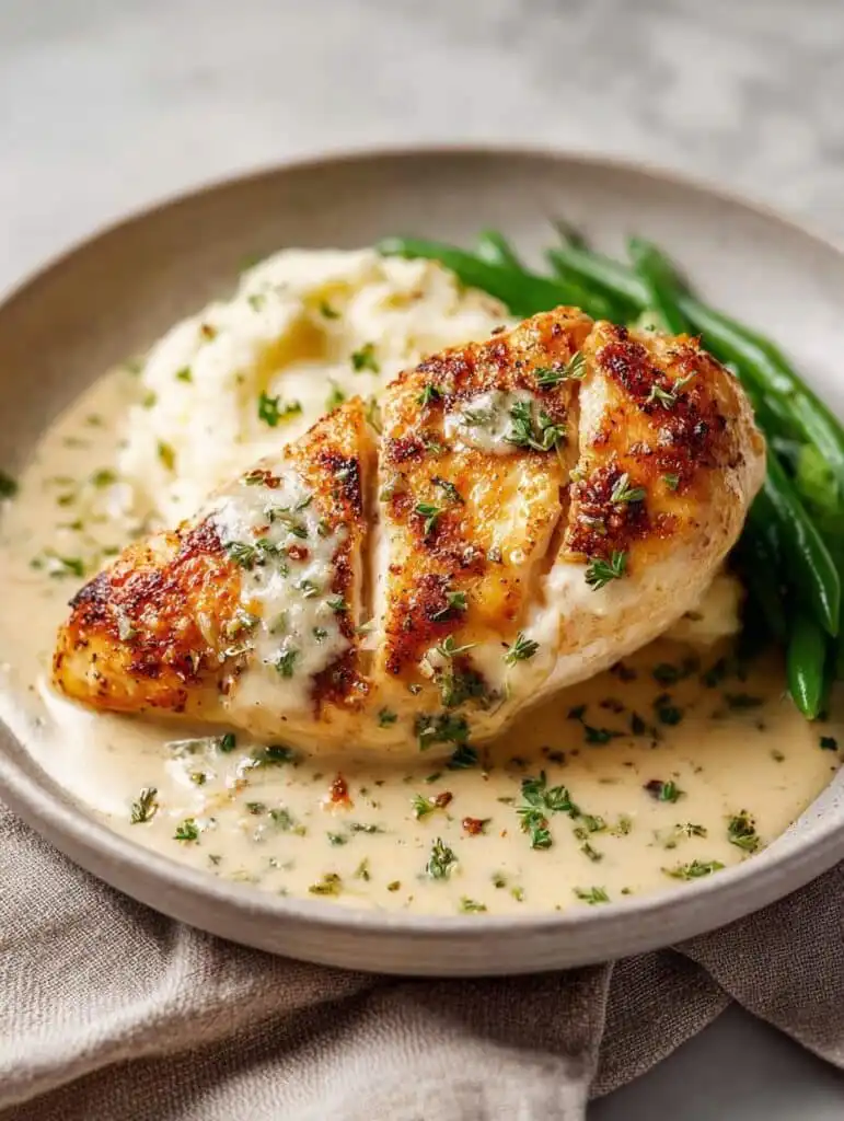Creamy Garlic Parmesan Chicken Breast