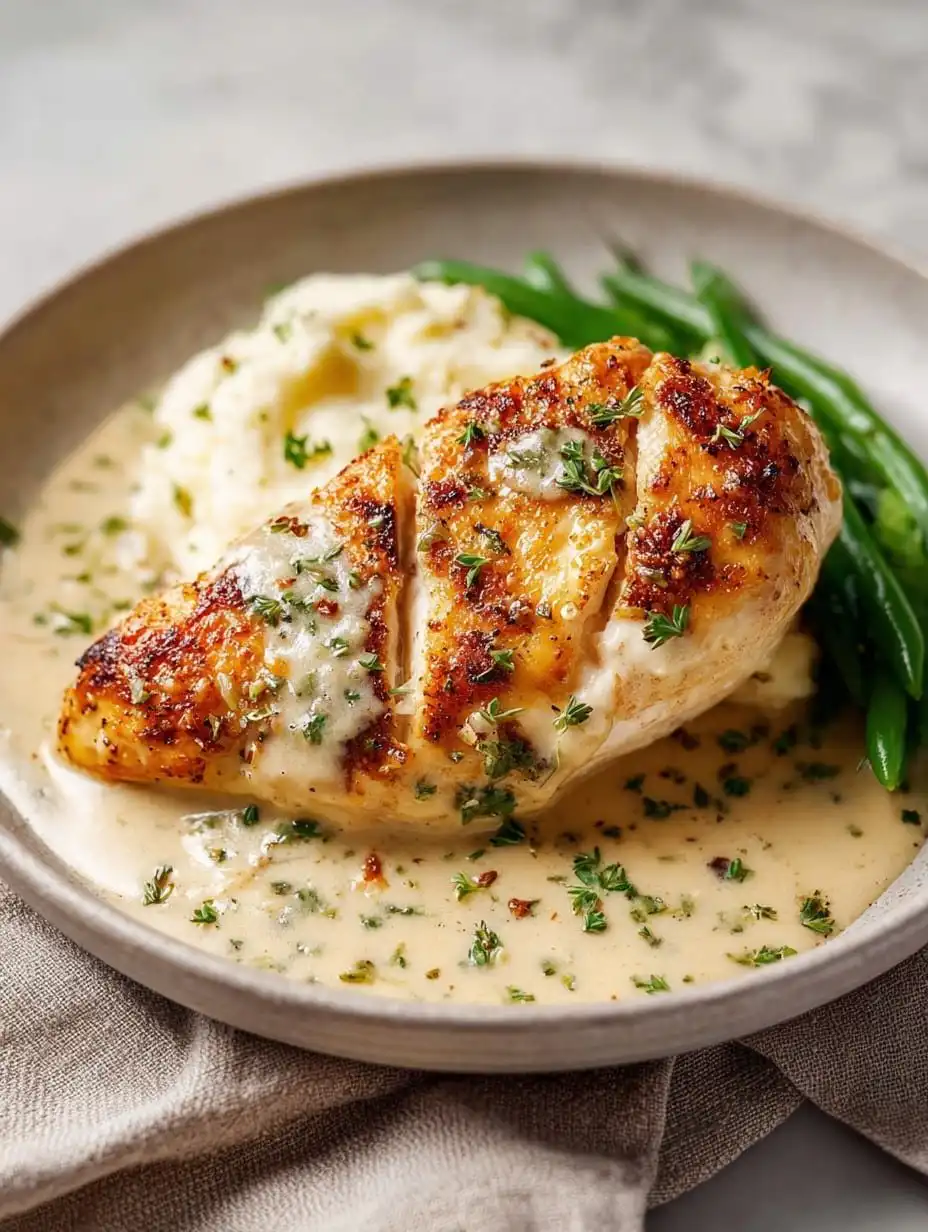 Creamy Garlic Parmesan Chicken Breast