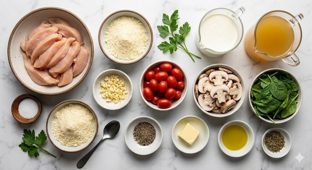 Creamy Garlic Parmesan Chicken Breast