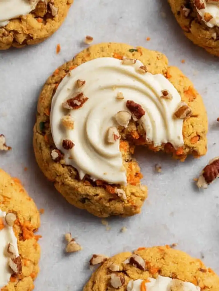 Crumbl Carrot Cake Cookies