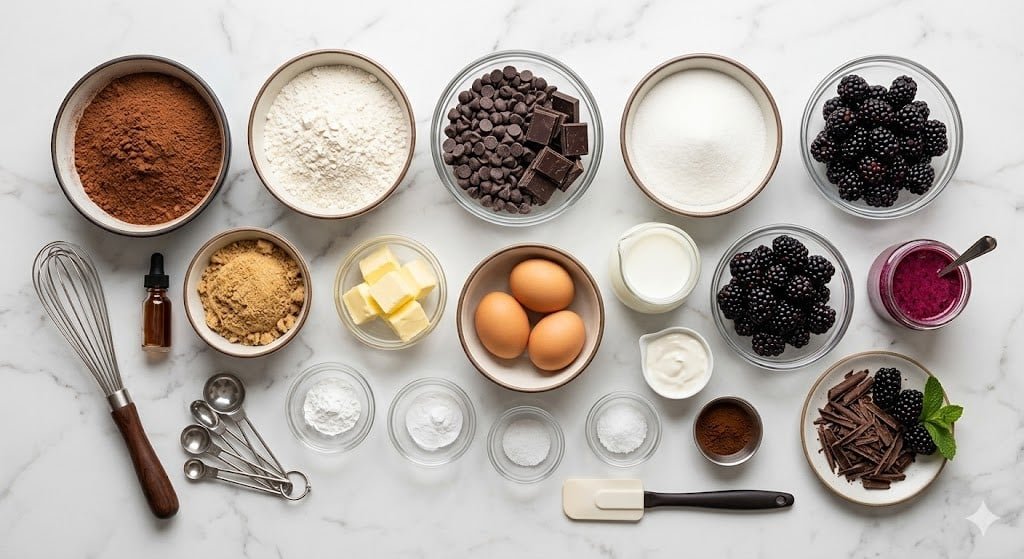 Dark Chocolate Blackberry Cupcakes: Indulge in a Decadent Dessert Delight