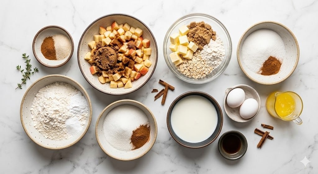 Divine Apple Cinnamon Streusel Muffins