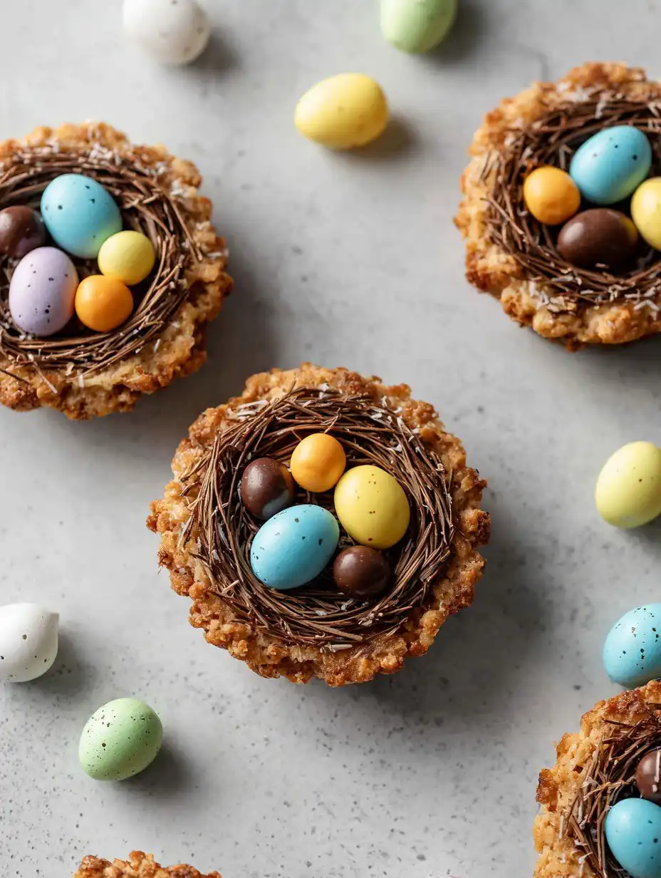Easter Birds Nest Cookies