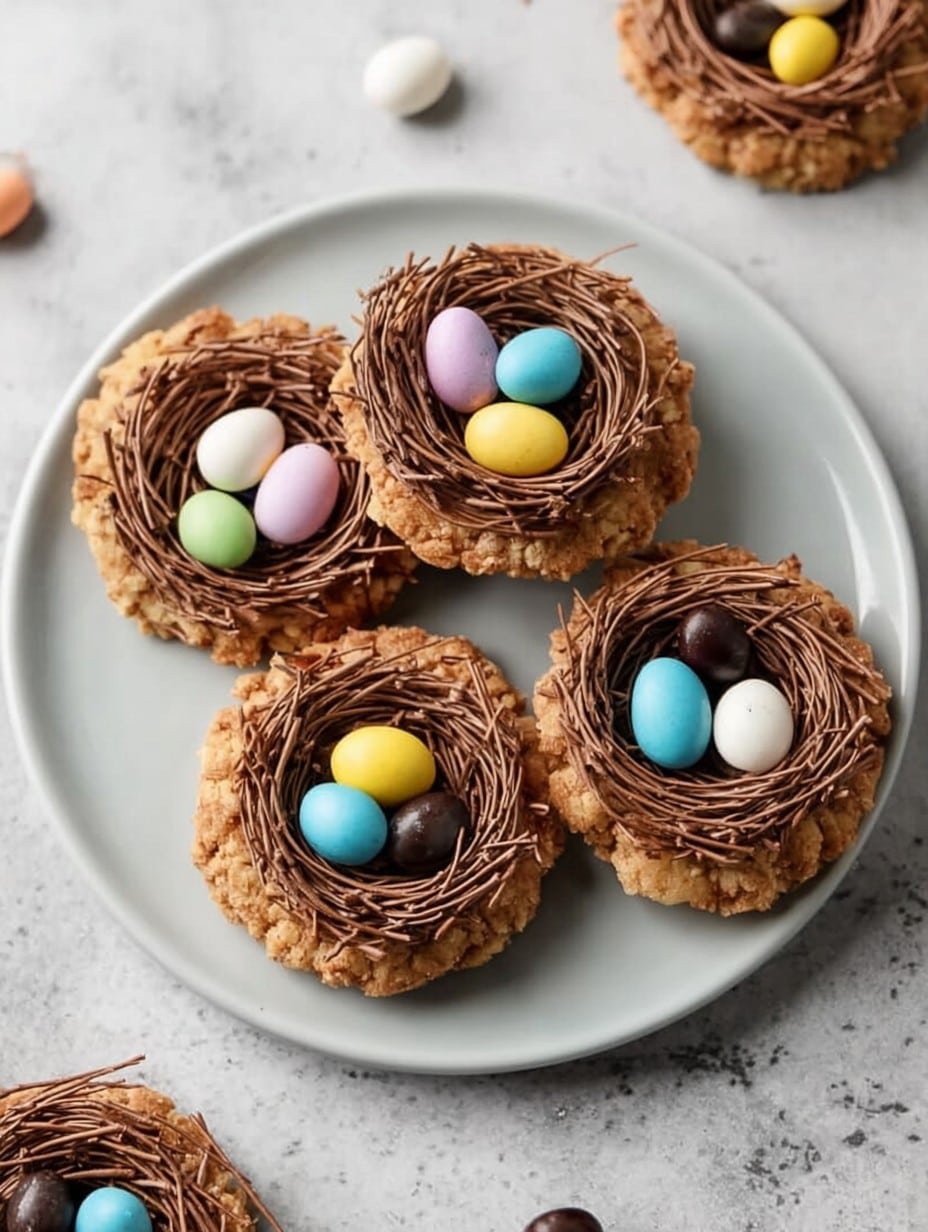Easter Birds Nest Cookies