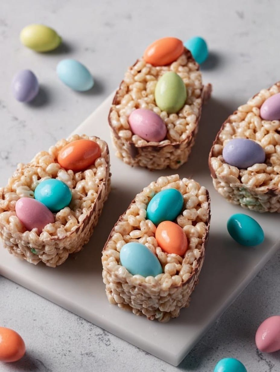 Easter Egg Rice Krispies Treats