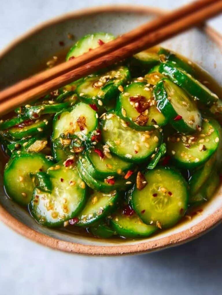 Easy Asian Cucumber Salad