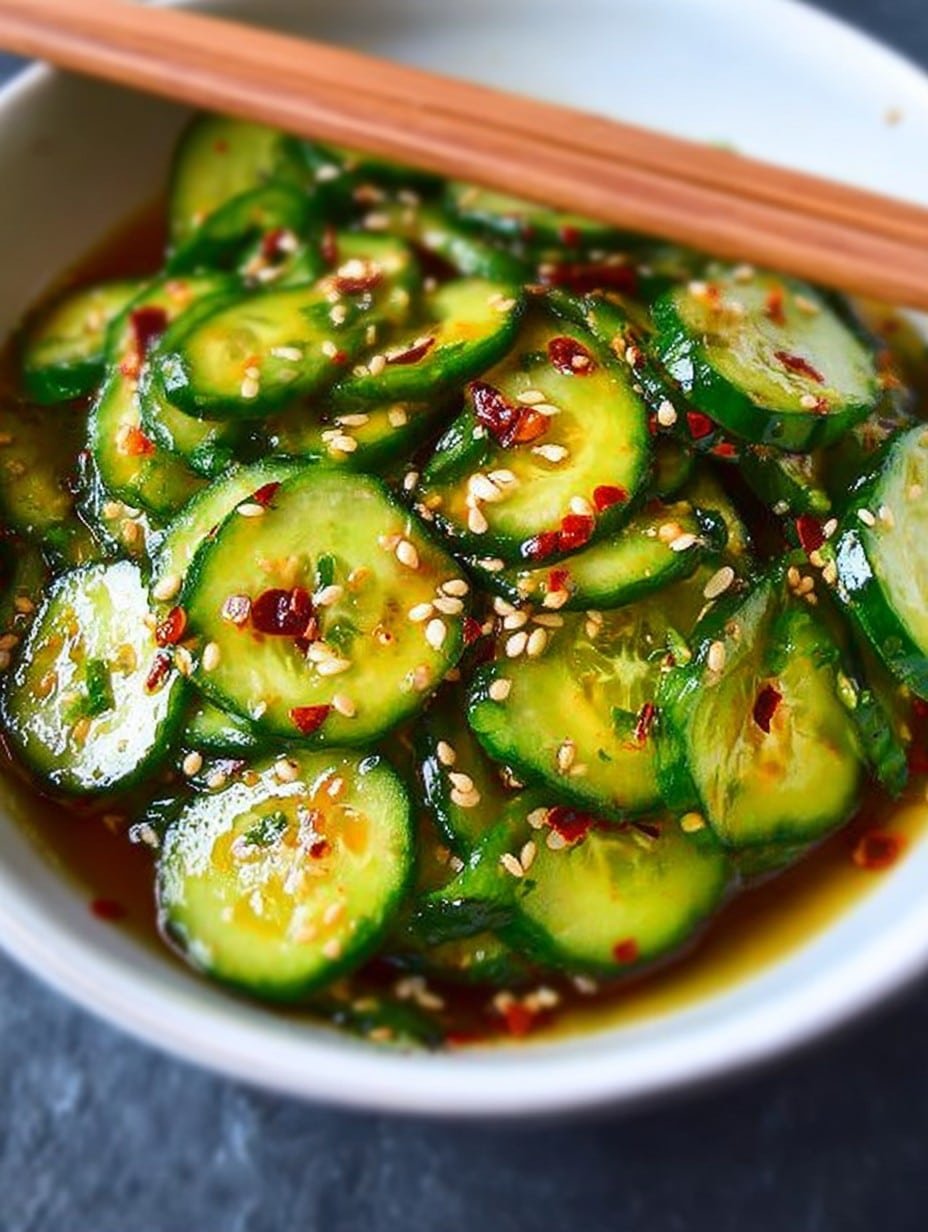 Easy Asian Cucumber Salad