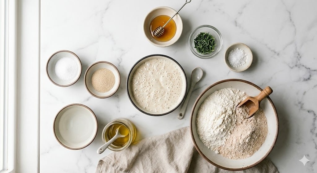 Easy Rustic Sourdough Flatbread Recipe