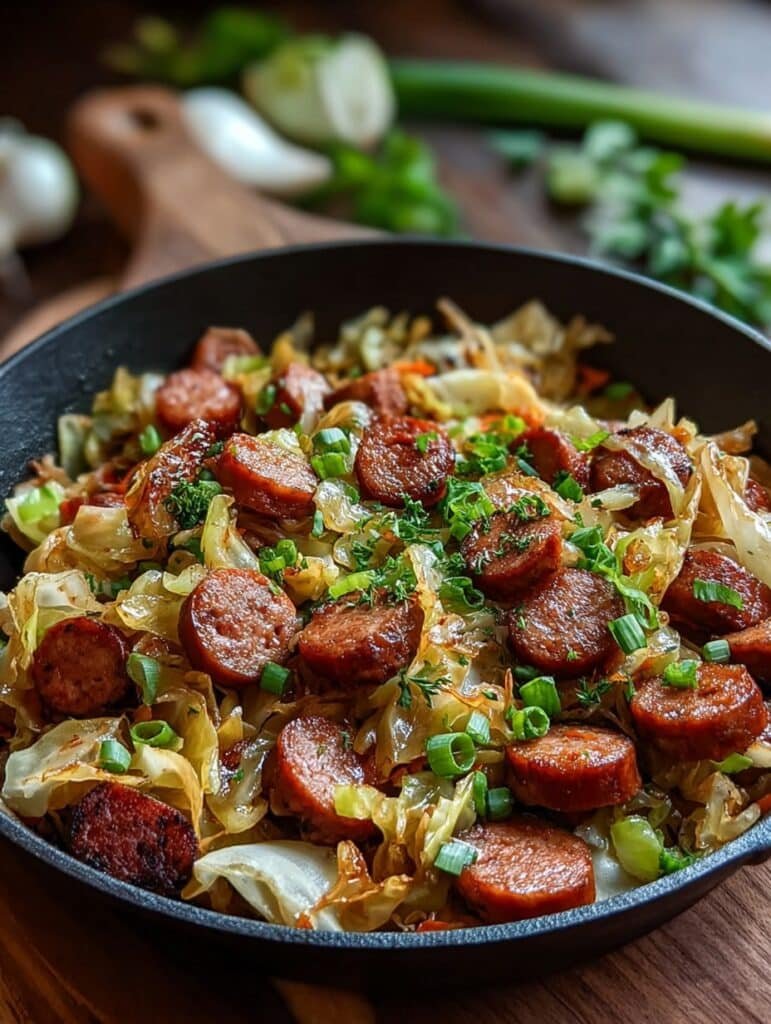 Easy Sausage and Cabbage Stir Fry (30-Minutes)