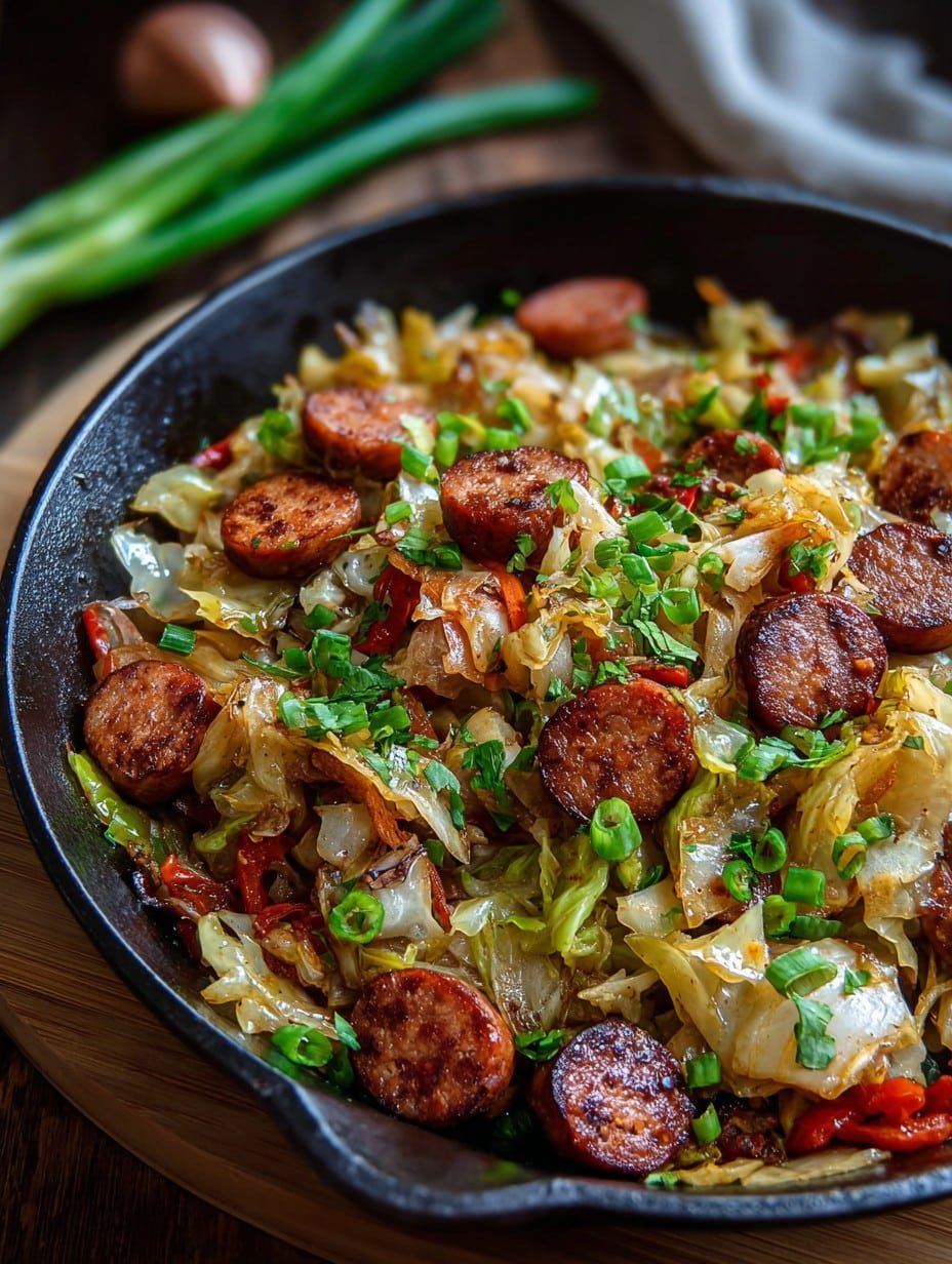 Easy Sausage and Cabbage Stir Fry (30-Minutes)