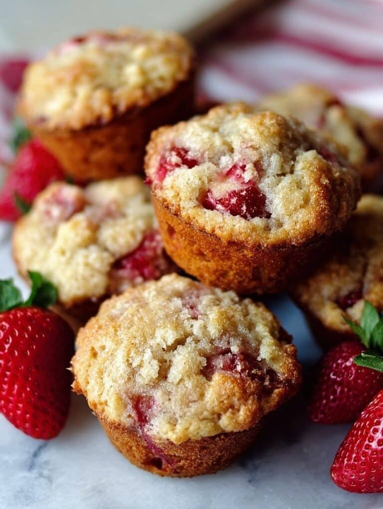 Fresh Strawberry Muffins