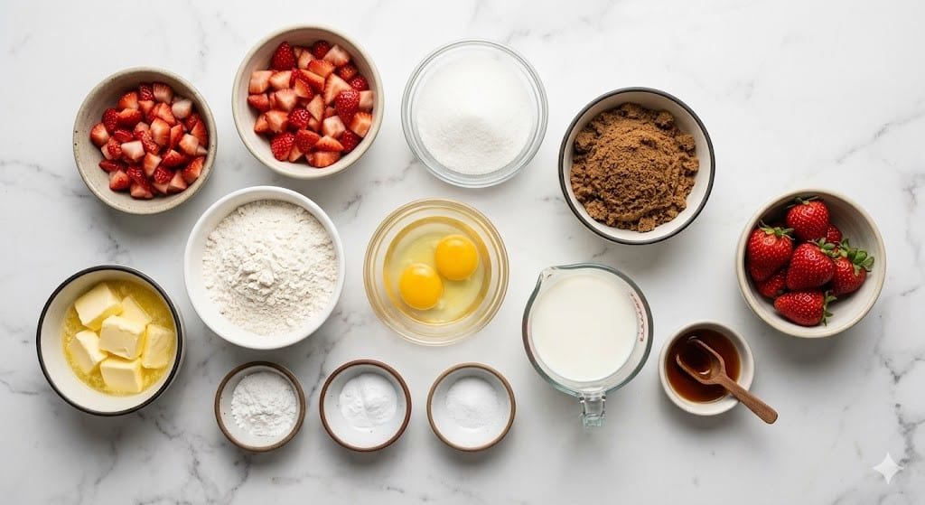 Fresh Strawberry Muffins