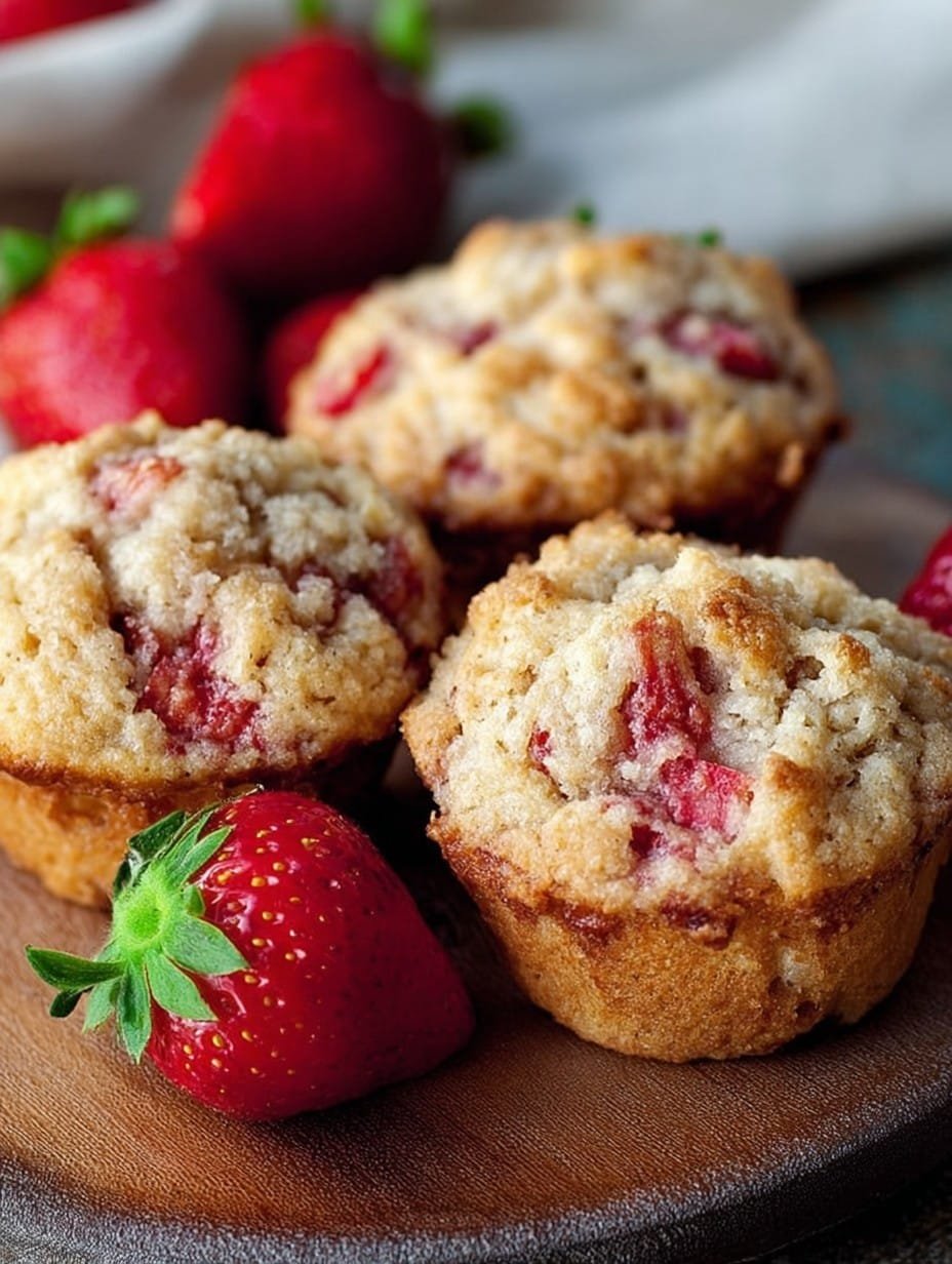 Fresh Strawberry Muffins