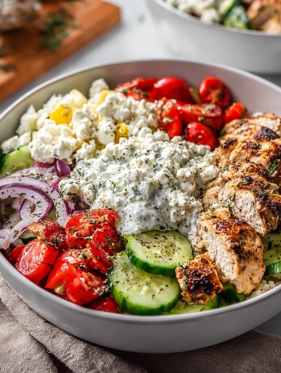Greek Chicken Bowls Recipe 1 Greek Chicken Bowls Recipe