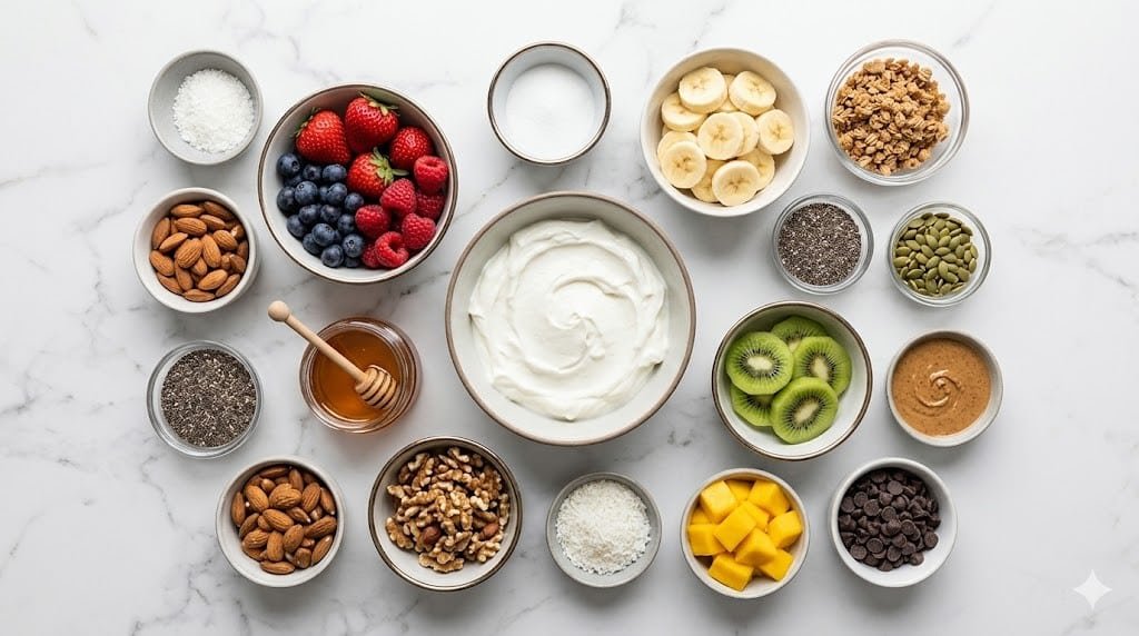 Greek Yogurt Bowls - 4 Ways