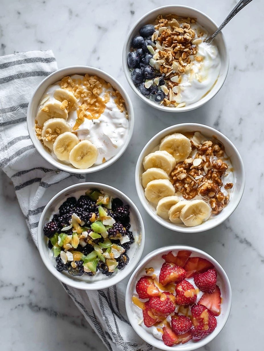 Greek Yogurt Bowls - 4 Ways