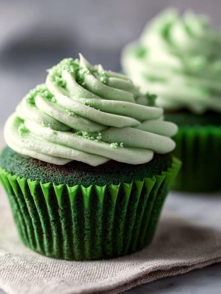 Green Velvet Cupcakes