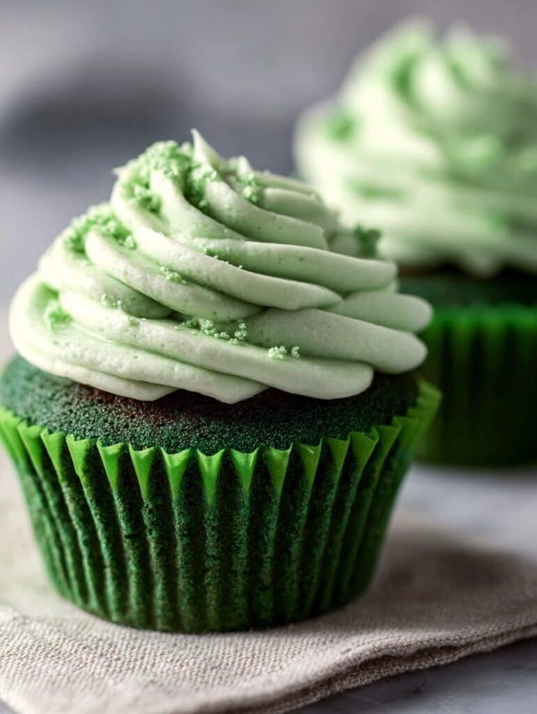 Green Velvet Cupcakes