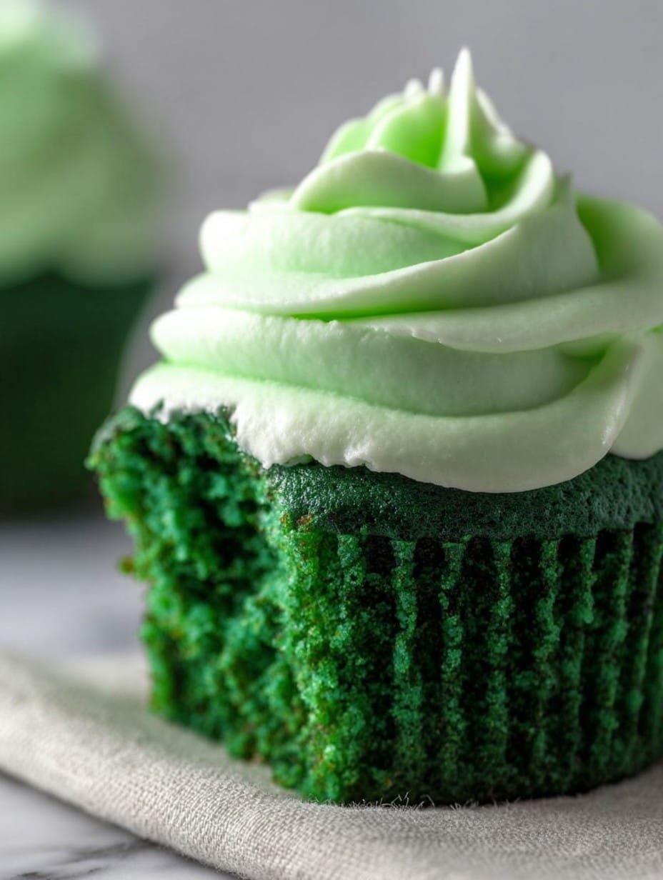 Green Velvet Cupcakes
