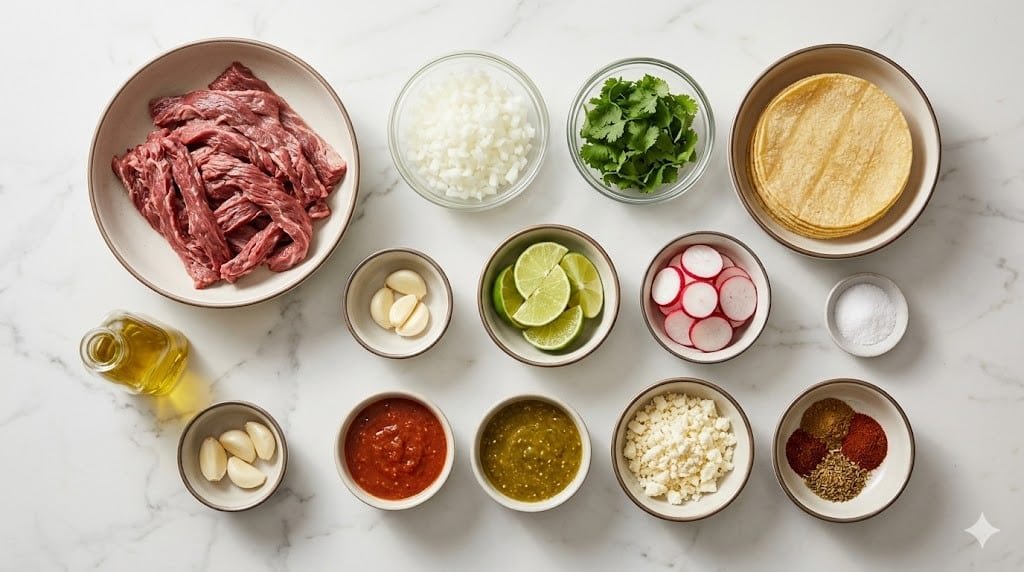 Grilled Beef Mexican Street Tacos