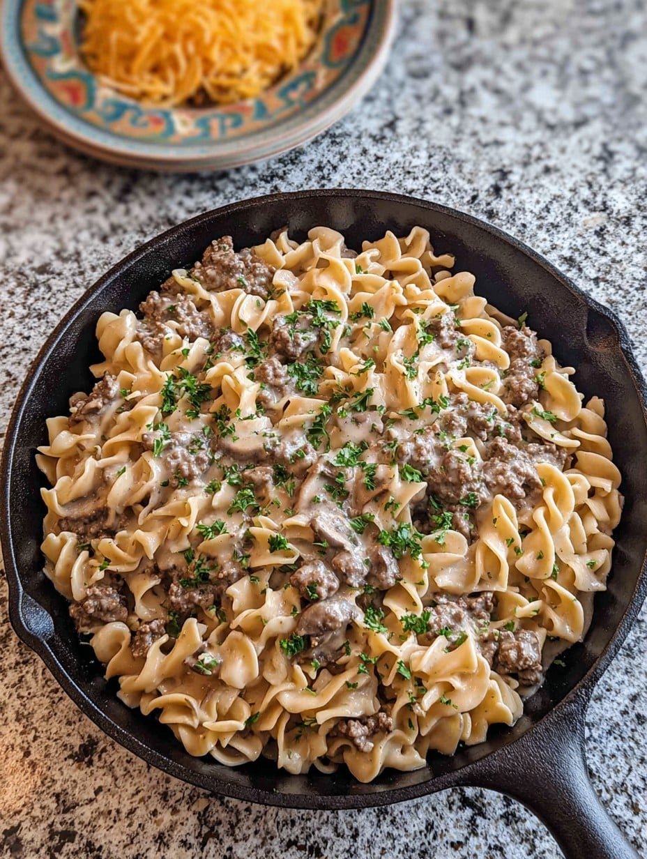 Ground Beef Stroganoff